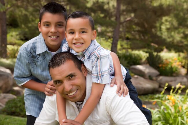bigstock-Father-And-Sons-In-The-Park-5281646