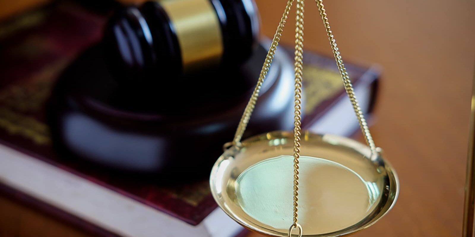 Judge Gavel With Justice Lawyers Having Team Meeting At Law Fir